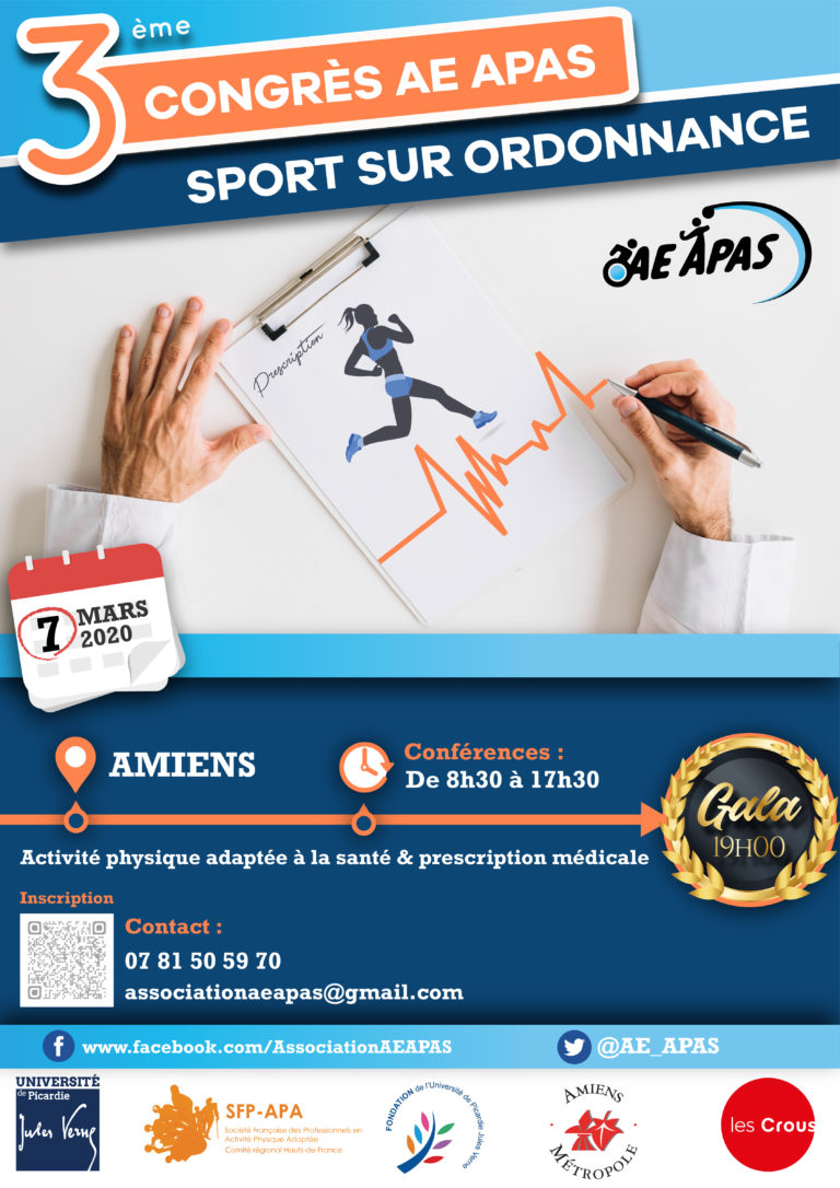 3rd Amiens Congress of Sport on Prescription