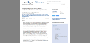 Screenshot of a scientific publication